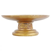 صحن تقديم حلويات مزخرف بقاعدة-L-04-01