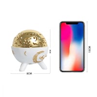 مباخر بخور دائرية نجوم بغطاء ذهبي A0102