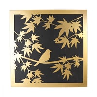 لوحات جدارية حديد مودرن ذهبي - Y-A-01