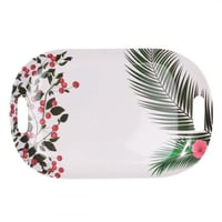 تباسي تقديم ميلامين بيضاوي كرز 47x31.7سم A_3_2