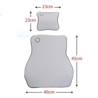 وسادة جلوس للسيارة رصاصي