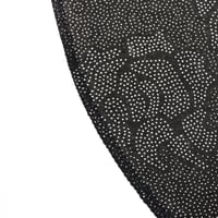 سجادة غرفة دائرية للأطفال بتصميم ساعة ورسومات الفض...