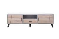 طاولة تلفزيون تصميم حديث 3 ادراج للتخزين 160 سم خش...