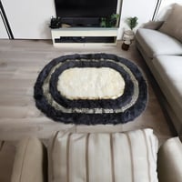 سجاد فرو ناعم بيضاوي