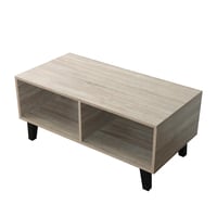 طاولة قهوة خشبية لون بيج