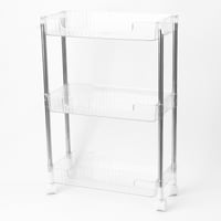 أرفف متحركة للتخزين 3 أدوار اكريلك