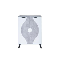 خزانة احذيه عصرية 5 أدوار تخزين بابين , خشب ماليزي...