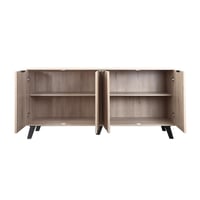 دولاب بوفية مودرن خشبي 4 أبواب خشب ماليزي – تصميم...