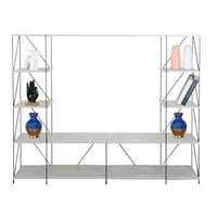 وحدة تلفزيون خشب ماليزي 3 أدوار لون رمادي