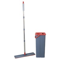 ممسحة أرضية مسطحة مع دلو التنظيف