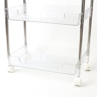 أرفف تخزين بعجلات متحركة 3 أدوار