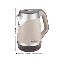 كولين غلايه كهربائيه من الإستانلس ستيل 2.2 لتر 220...