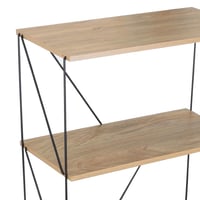 وحدة رفوف خشب ماليزي 5 ادوار متعددة الإستخدام خشبي