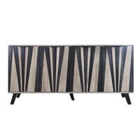 دولاب بوفيه خشب ماليزي 4 أبواب 2 دور – تصميم عصري...