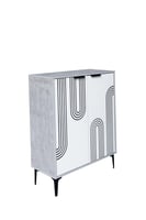 خزانة احذيه خشبية 2 باب 4 أدوار خشب ماليزي لون رما...