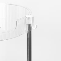 أرفف تنظيم اكريلك بعجلات 3 أدوار