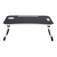 طاولة لابتوب محمولة قابلة للطي – لون أسود