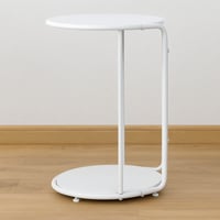 طاولة خدمة مستديرة أبيض - دورين