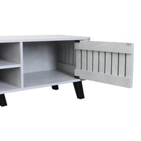 طاولة تلفزيون موردن 200 سم , 3 أدراج تخزين مع أرفف...