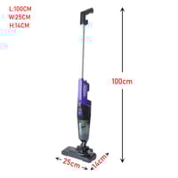 مكنسه كهربائيه كولين 600 واط للتنظيف المتكامل لون...