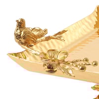 صينية تقديم ذهبية للضيوف - F-02-03