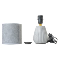 اباجورة كلاسيك أنيقة رصاصي