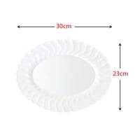 صحون تقديم طعام شكل بيضاوي 4 حبة G_01_3