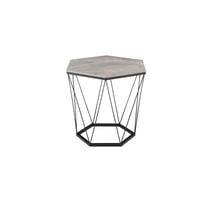 طاولة قهوة سطح سيراميك - رمادي