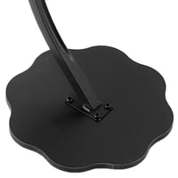 طاولة جانبية للخدمة على شكل زهرة - ابيض رخامي