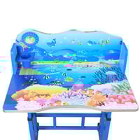 طاولة دراسية تعليمية للاولاد مع كرسي مصممة برسومات...