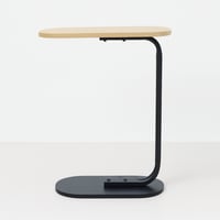 طاولة خدمة خشب أنيقة قاعدة بيضاوية ثابتة