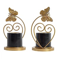 مبخرة انيقة بقاعدة على شكل فراشة ذهبية A0202