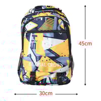 حقيبة ظهر مدرسية للاولاد بألوان متعددة