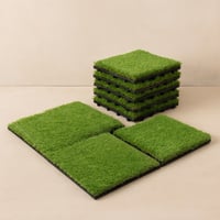 بلاط خشبي ارضيات - عشب صناعي مقاس 30*30سم 12قطعة