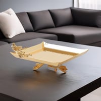 صينية تقديم ذهبية للضيوف - F-02-03