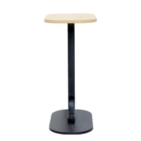 طاولة خدمة خشب أنيقة قاعدة بيضاوية ثابتة