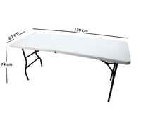 طاولات بلاستيكية قابلة للطي