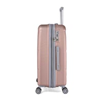 طقم حقائب سفر تراك بعجلات 4 قطع مع شنطة مكياج - ال...