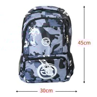 شنطة مدرسة للاطفال بسحاب وجيوب متنوعة - للاولاد وا...