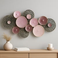 ديكور زينة حائط بتصميم أشكال هندسية جميلة