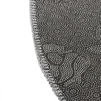 دعسة موكيت دائري لون وردي مقاس 90 سم