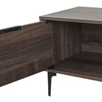 طاولة تلفزيون مستطيلة 180 سم خشب ماليزي مع 2 درج و...