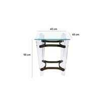 طاولة جانبية اكريليك 45 سم