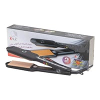 بكج مشط الشعر الحراري ومكواة فرد الشعر سيراميك