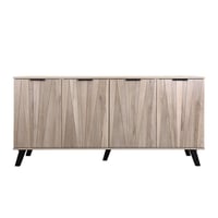 دولاب بوفية مودرن خشبي 4 أبواب خشب ماليزي – تصميم...