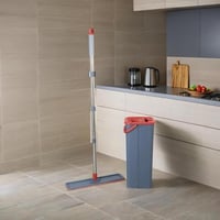 ممسحة أرضية مسطحة مع دلو التنظيف