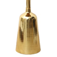 طاوله خدمه ذهبي ستيل مع سطح مرآة دائري