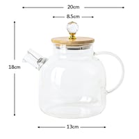 براد شاي زجاج البروسليكات 1500 مل – متانة وأناقة ف...