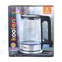 غلايه كهربائية زجاج كولين بسعة 1.7 لتر