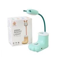 مصباح أطفال شكل قدم غزال لون أخضر-J-03-02